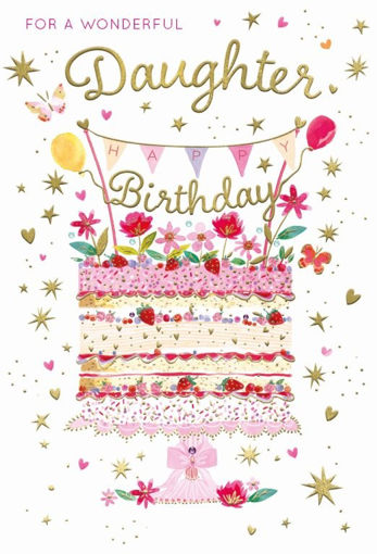 Picture of FOR A WONDERFUL DAUGHTER BIRTHDAY CARD